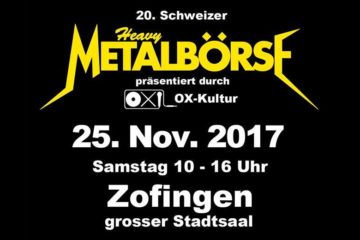 20. Schweizer Heavy-Metal-Börse im Stadtsaal