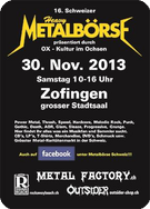 16. Schweizer Heavy-Metal-Börse im Stadtsaal